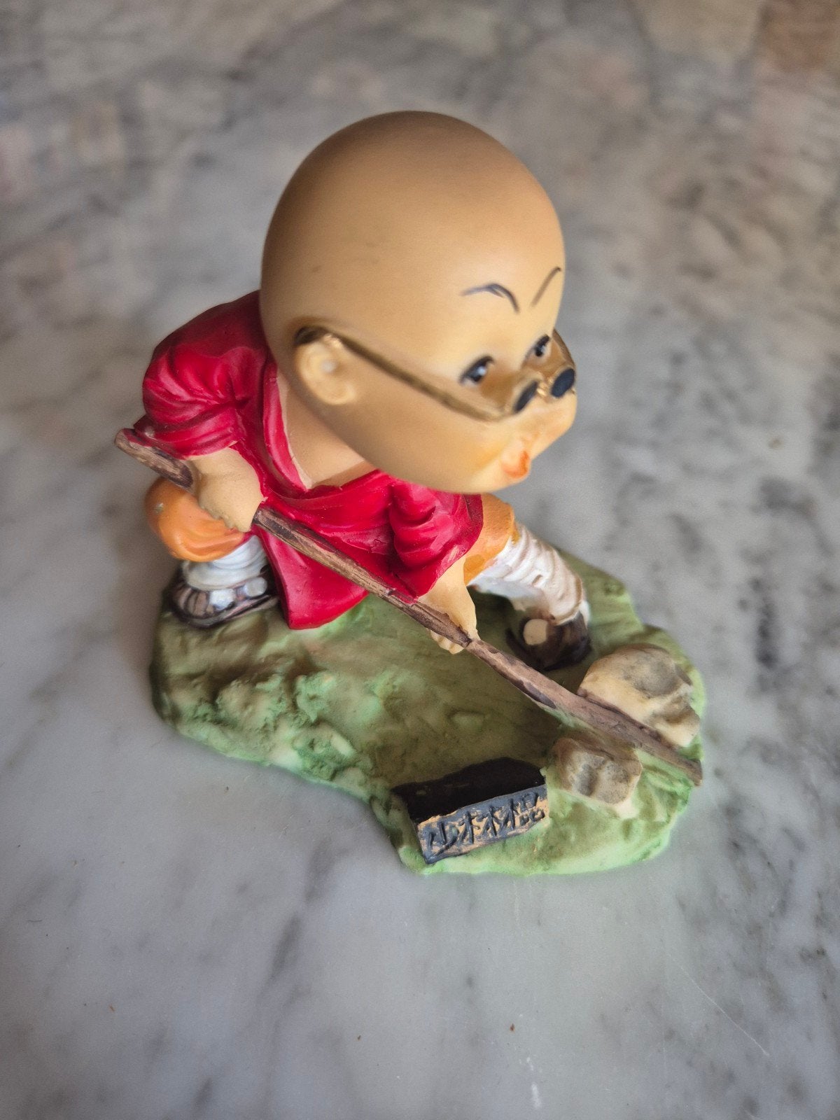 Shaolin Monnik Beeldje - Decoratief Figuur, Gebruikt, Niet van toepassing, Niet van toepassing, Ophalen of Verzenden