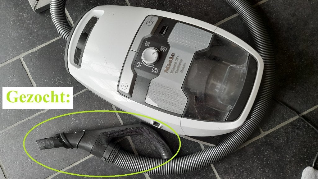 GEZOCHT handgreep voor stofzuiger Miele Blizzard CX1, Ophalen of Verzenden, Zo goed als nieuw