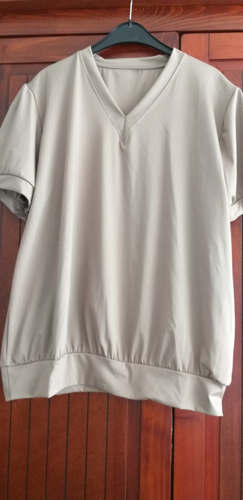 Dames kleding maat L, Ophalen of Verzenden, Nieuw, Beige, Korte mouw