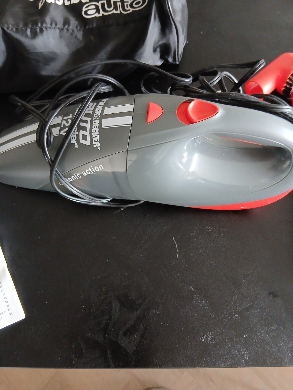 Black & Decker Auto/Camper Kruimeldief met accessoires, Ophalen, Kruimeldief