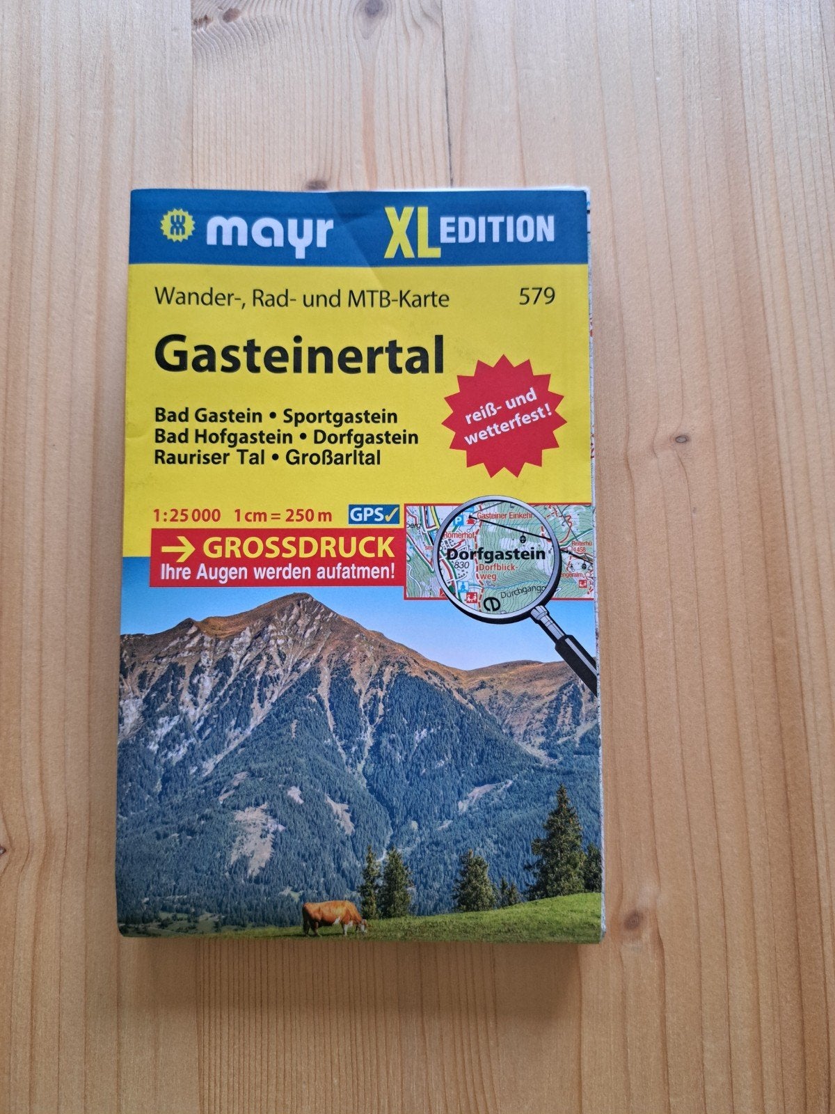 Wandelkaart Oostenrijk Salzburg Alpen Almenhoheweg Gastein, 2000 tot heden, Mayr, Europa Overig, Ophalen of Verzenden