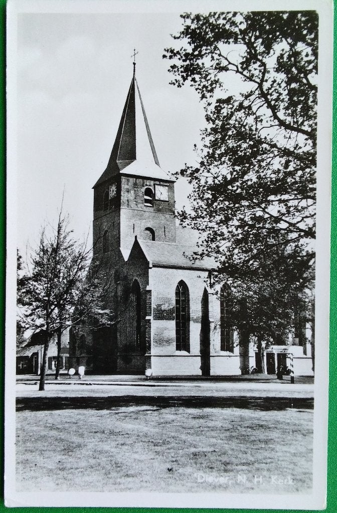 Diever, N. H. Kerk. Klf, Verzamelen, Ansichtkaarten | Nederland, Verzenden, 1960 tot 1980, Ongelopen, Drenthe