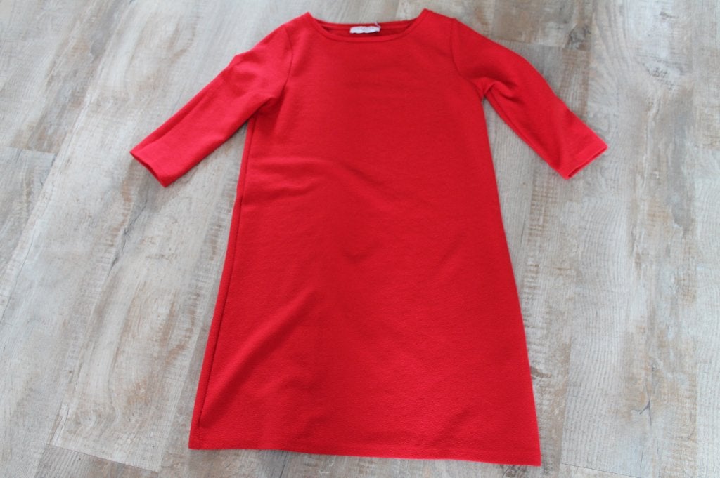 Rode jurk voor een dame, Ophalen of Verzenden, Zo goed als nieuw, Costes, Maat 36 (S)