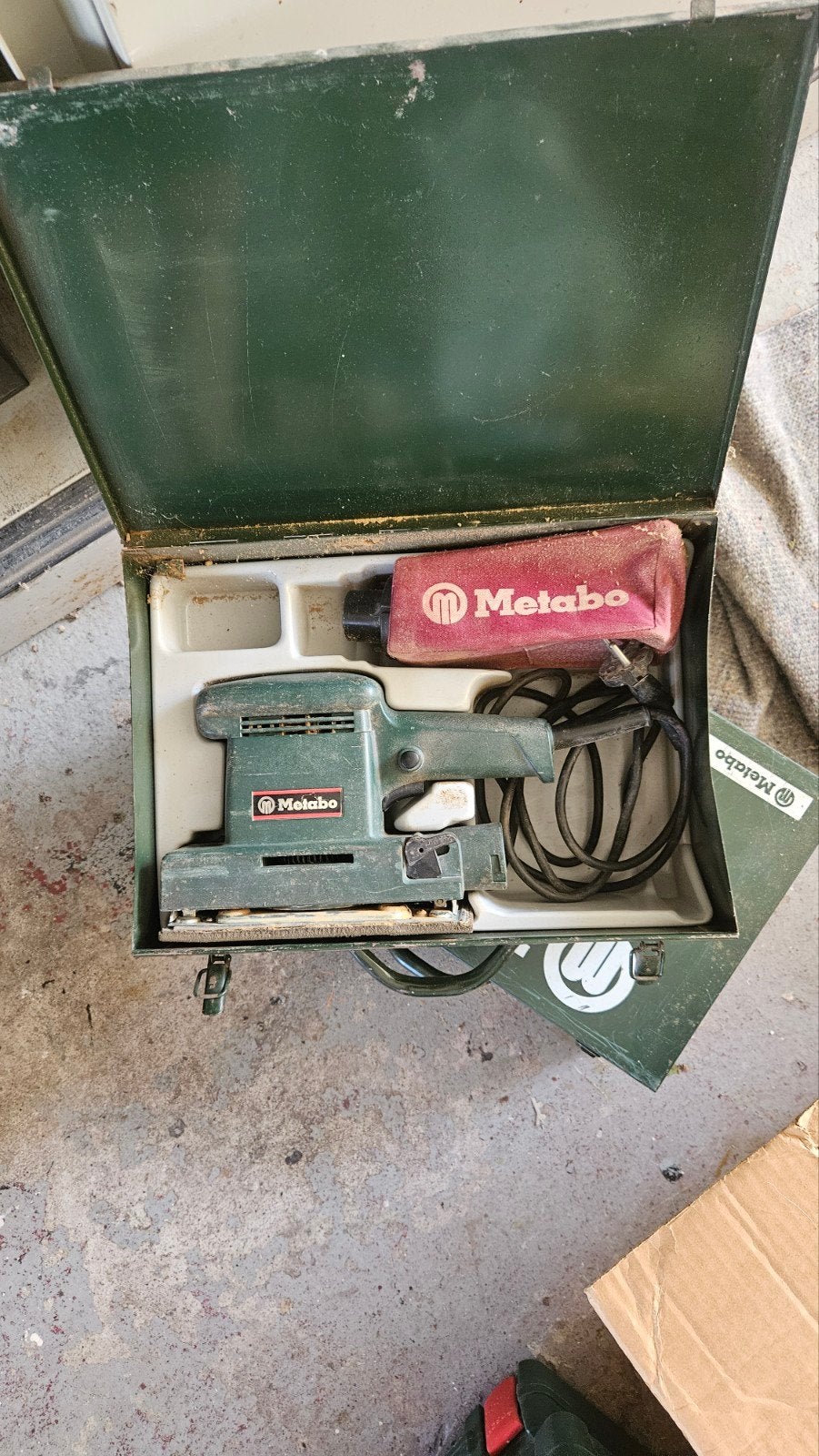 Metabo vlakschuurmachine in originele koffer, Doe-het-zelf en Verbouw, Ophalen of Verzenden