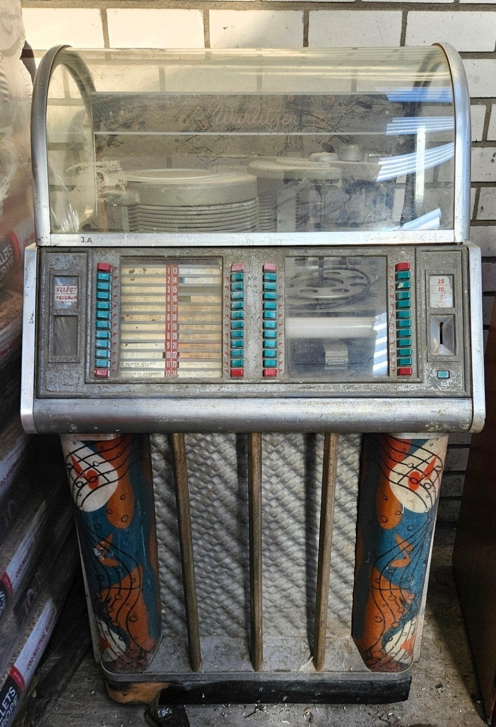 Wurlitzer Jukebox Opknapper - Vintage Muziekautomaat, Ophalen, Zo goed als nieuw, Wurlitzer