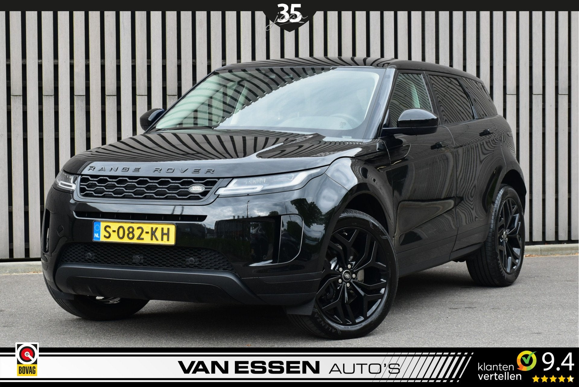 Land Rover Range Rover Evoque 2.0 P200 AWD S Leder Navigatie, 1800 kg, Euro 6, 4 cilinders, Zwart