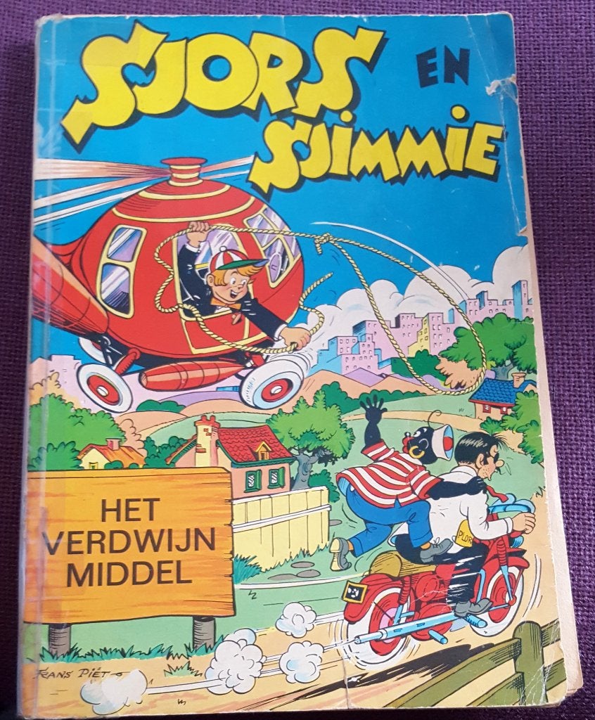 Sjors en Sjimmie: Het verdwijnmiddel (231E5), Eén stripboek, Ophalen of Verzenden, Gelezen