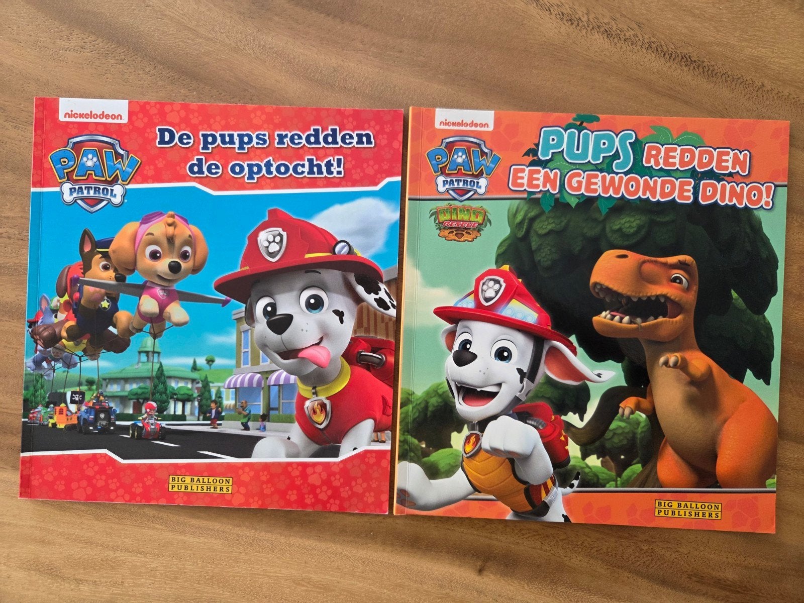 Paw Patrol Boek: De pups redden de opdracht! Een gewonde din, Ophalen of Verzenden, Zo goed als nieuw