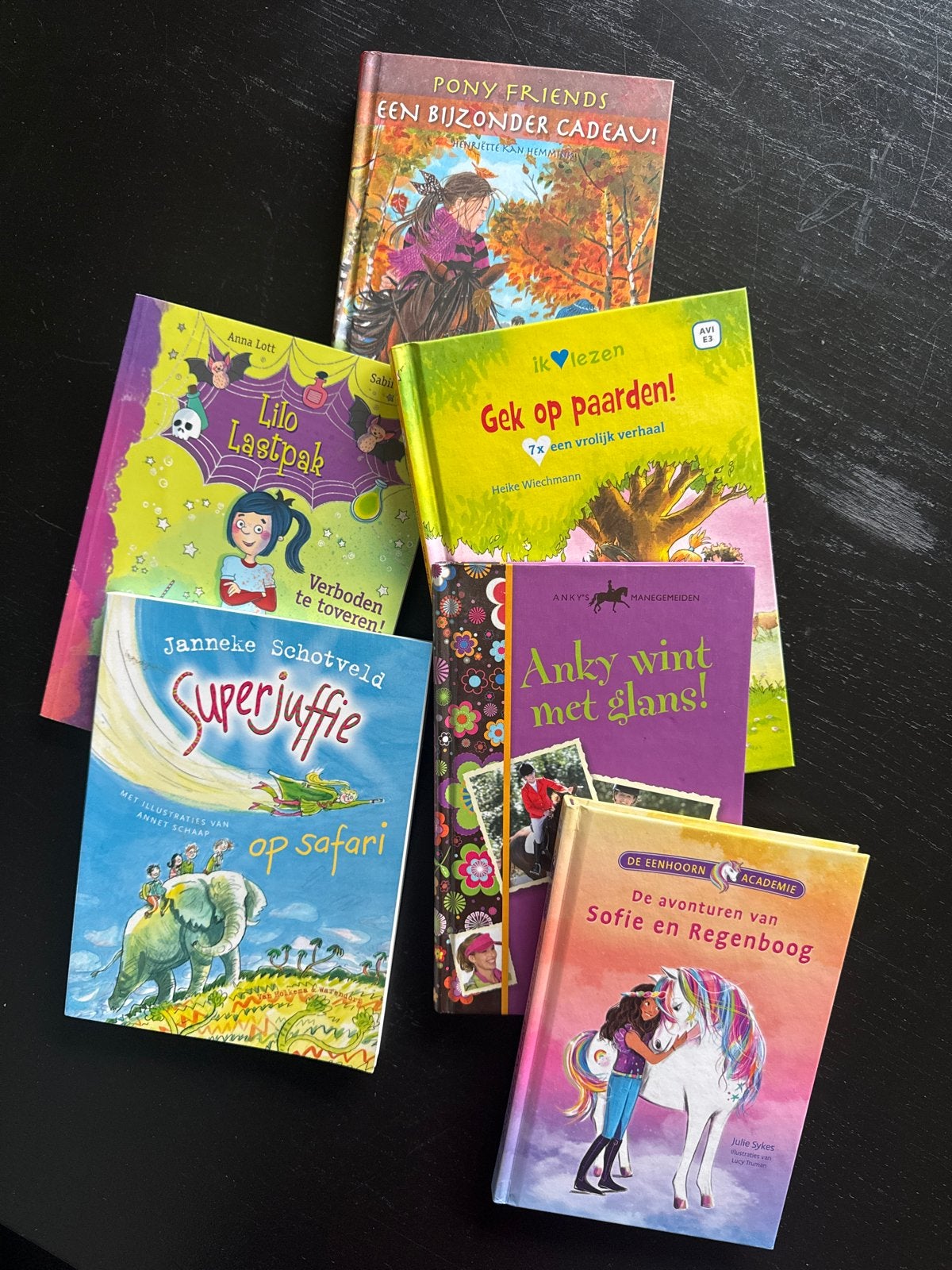 Kinderboeken pakket: Pony Friends, Superjuffie, Lilo Lastpak, Ophalen, Gelezen, Fictie algemeen