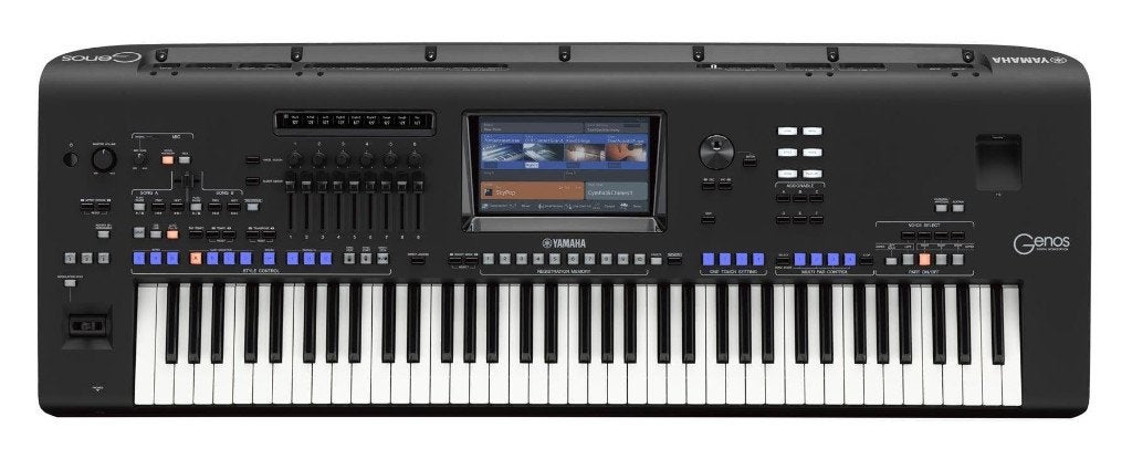 Yamaha Genos in zeer goede staat vol pakketten, Ophalen, Yamaha, Zo goed als nieuw, Midi-aansluiting