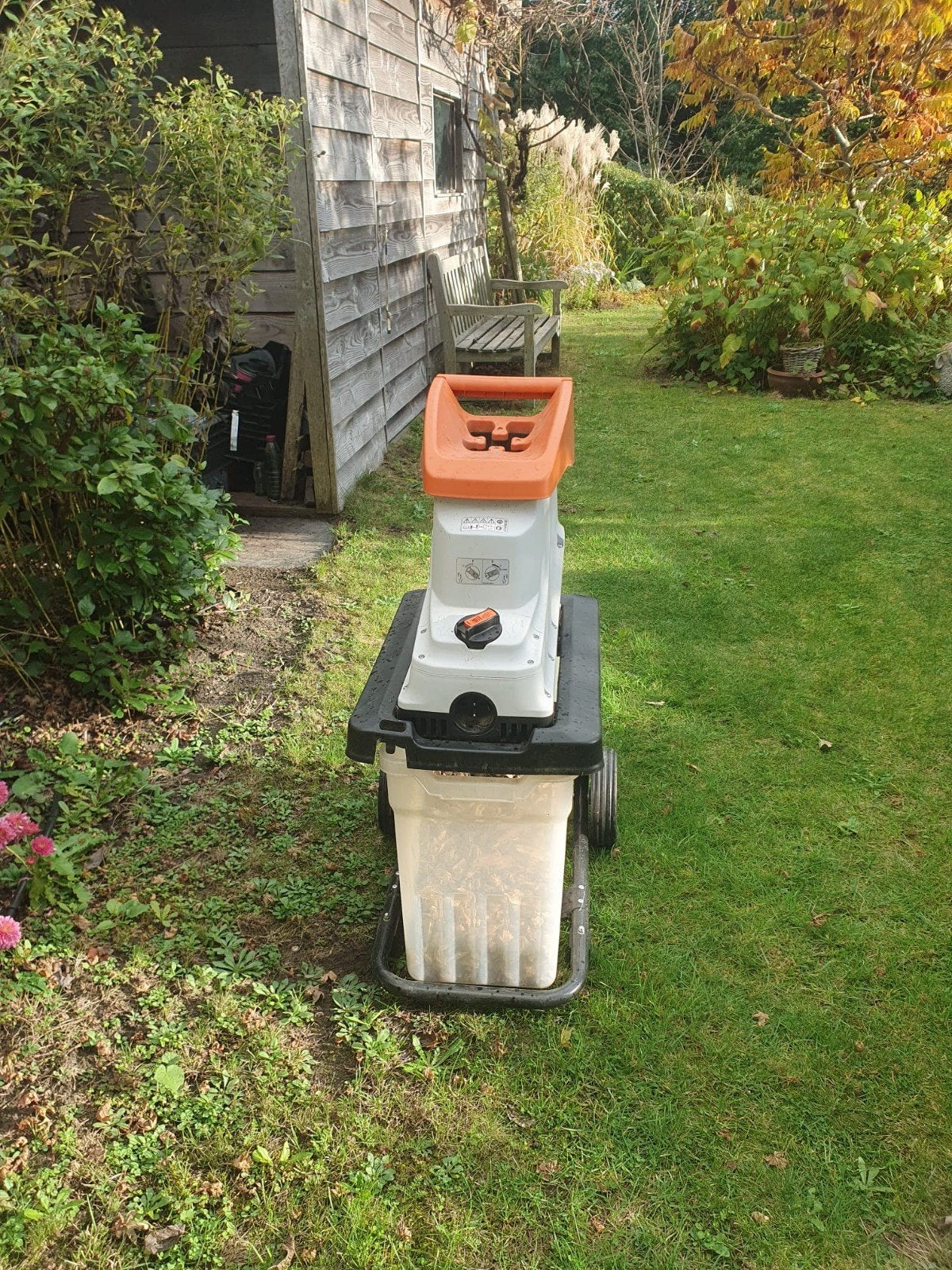 Stihl GHE 135 L hakselaar, Stihl, Gebruikt, Ophalen of Verzenden, Met opvangbak