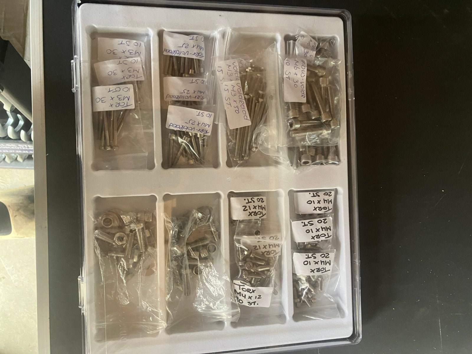 RVS Bouten en moeren Assortiment (Diverse Maten), Nieuw, Ophalen of Verzenden, Minder dan 50 mm, Rvs