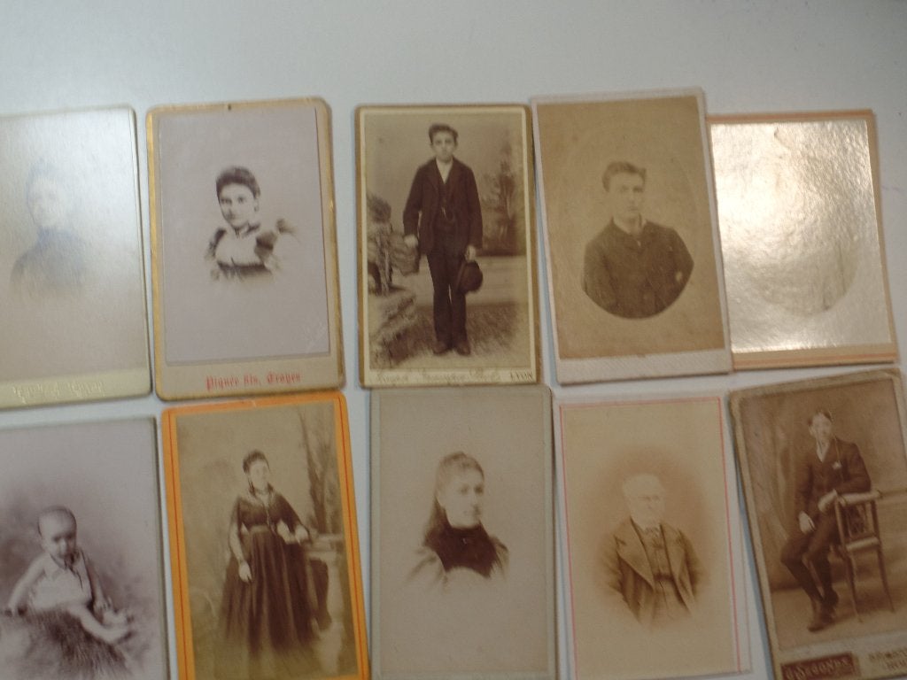 partij van 100 CDV,s buitenland, Gebruikt, Foto, Klederdracht, Ophalen of Verzenden