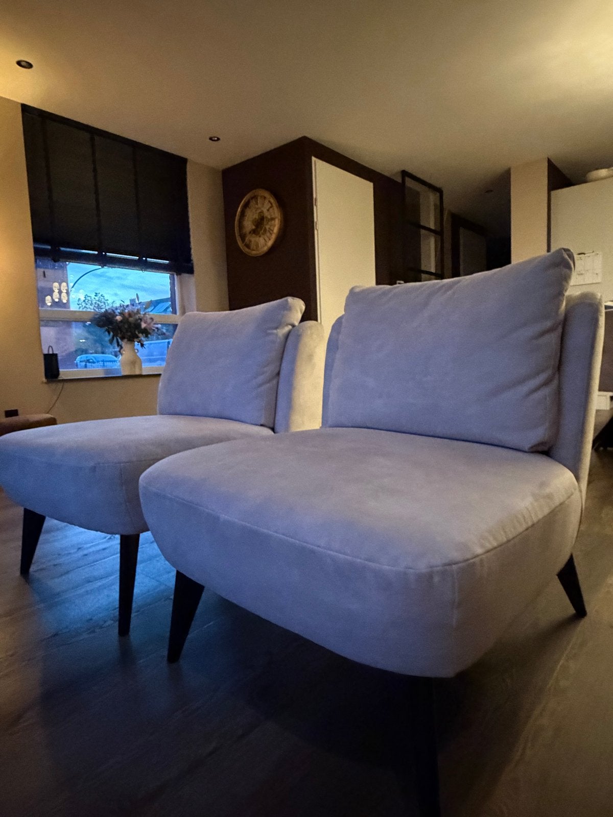 Set van 2 comfortabele fauteuils - beige, Ophalen, Twee, Overige kleuren, Luxe