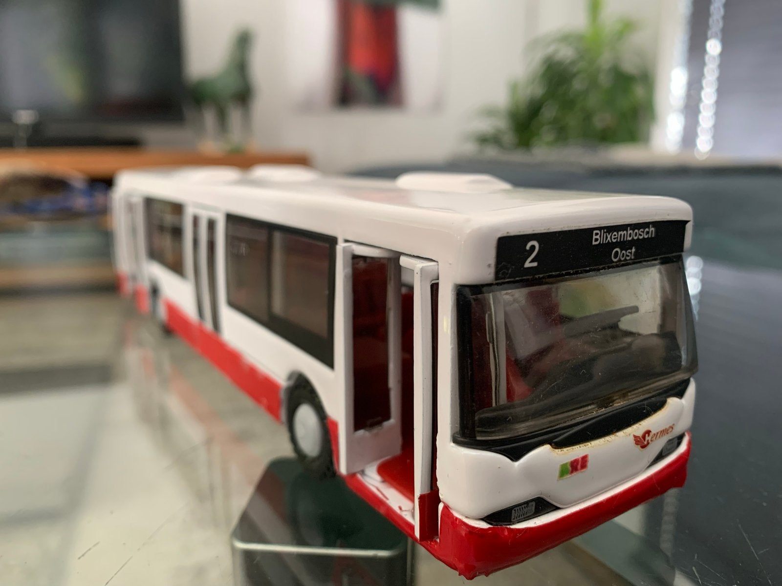 Schaalmodel bus Hermes Eindhoven - Omni City, Hobby en Vrije tijd, Overige merken, Gebruikt, 1:50 of kleiner, Overige typen