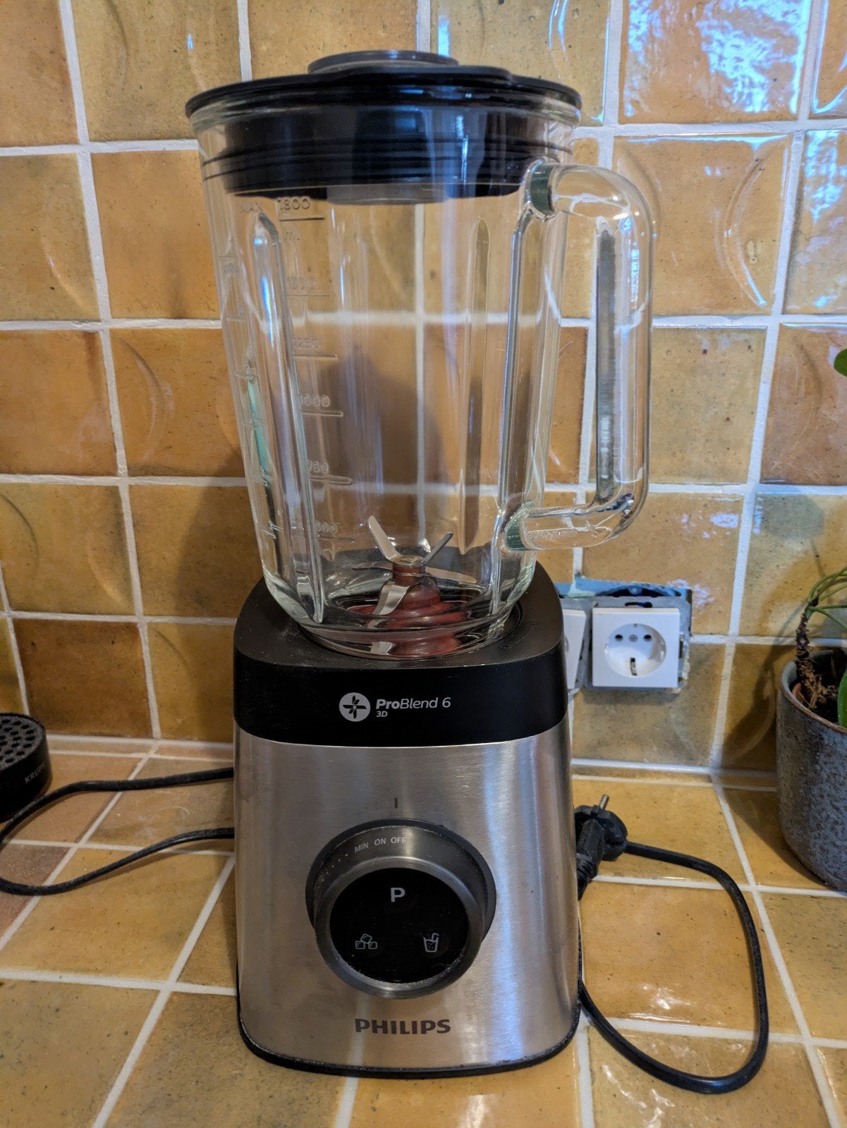 Philips ProBlend 6 3D Blender - Krachtige Keukenmachine, Ophalen of Verzenden, Gebruikt, Blender