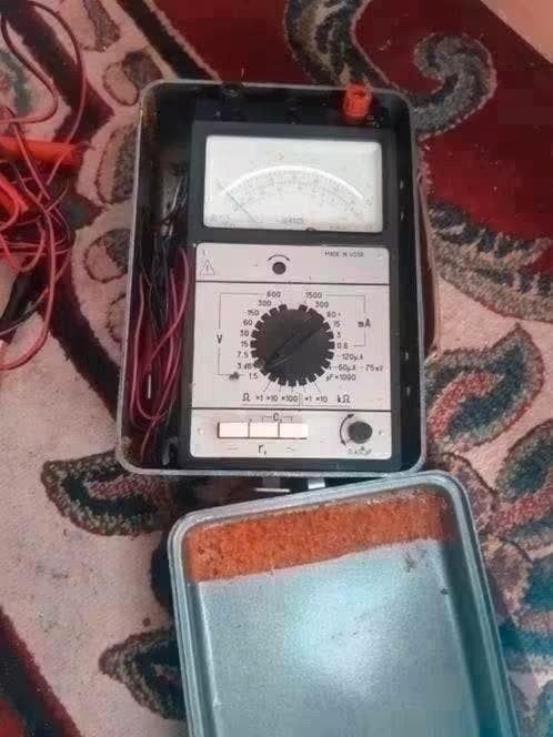 Oude analoge multimeter - Vintage meetinstrument, Ophalen of Verzenden, Gebruikt, Multimeter