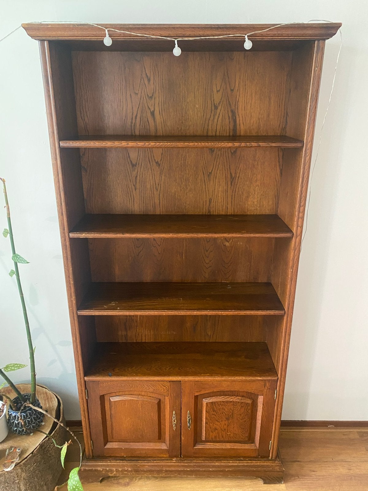 Eikenhouten Boekenkast, Ophalen, Gebruikt, Eikenhout, 50 tot 100 cm