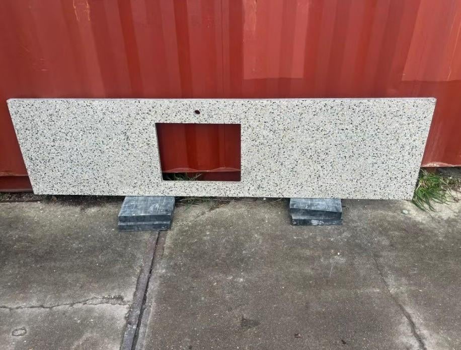 Terrazzo keukenblad – nieuwprijs €1800, nu €250, Ophalen, Overige kleuren, Nieuw, 200 cm of meer