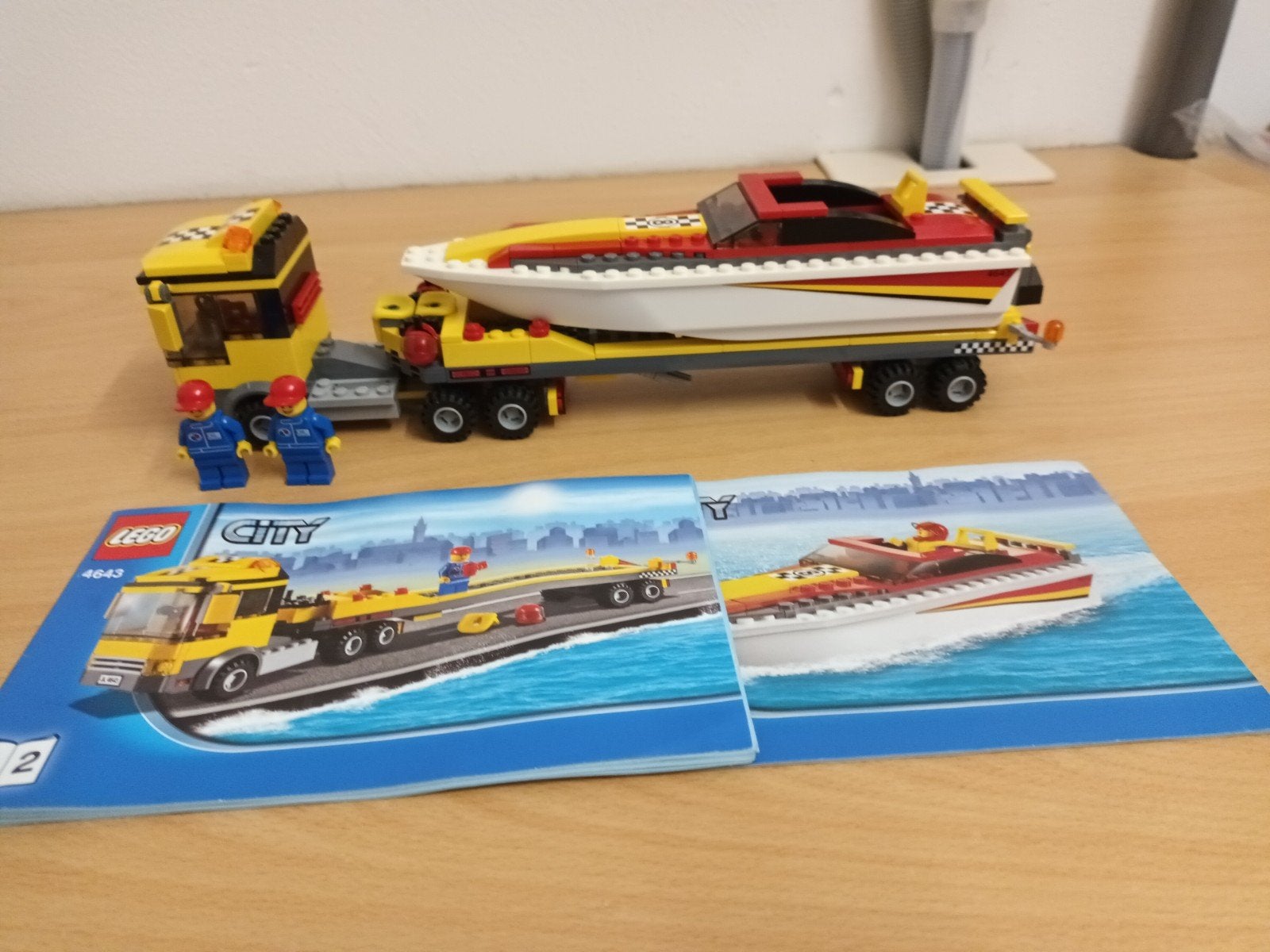 Lego city 4643 powerboot transport, Ophalen of Verzenden, Zo goed als nieuw