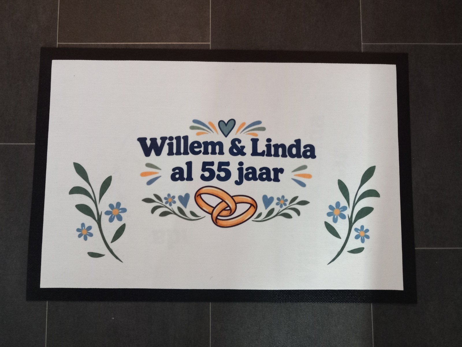 Leuke deurmat opdruk naar keuze, Tuin en Terras, Ophalen of Verzenden, Nieuw, Overige materialen, Binnen