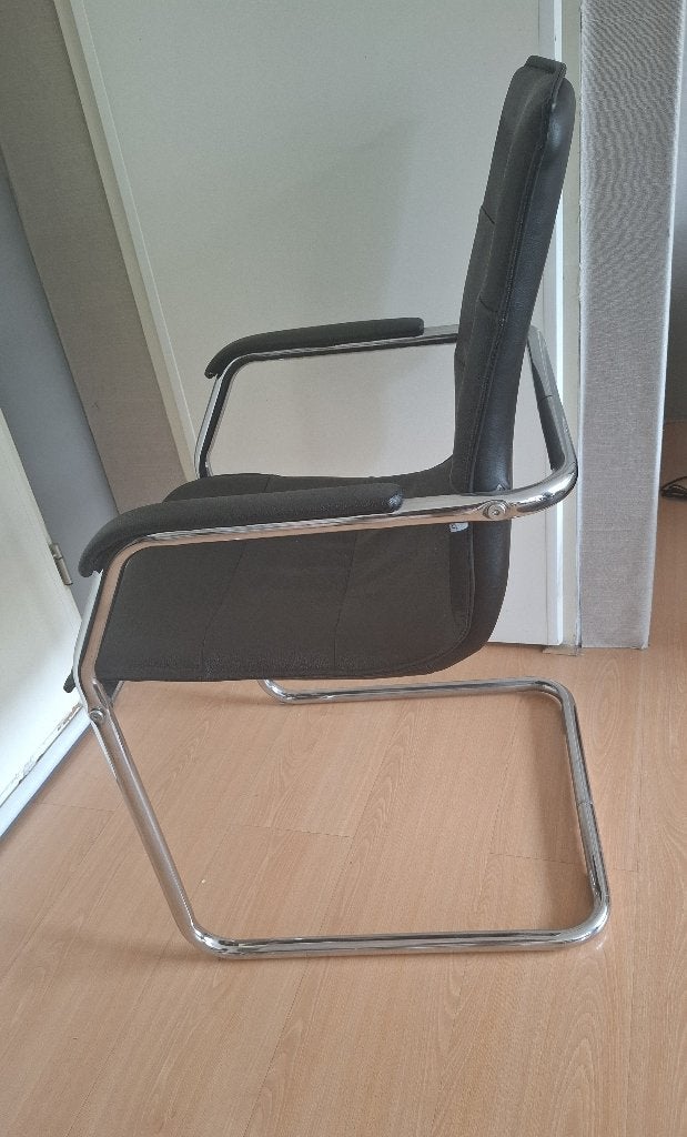 Stoelen, Huis en Inrichting, Stoelen, Ophalen, Gebruikt, Zwart, Vier
