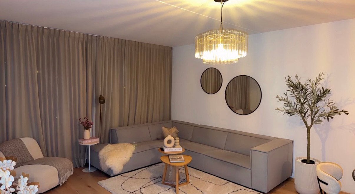 2 grote ronde zwarte spiegels, Huis en Inrichting, Ophalen, Rond, Nieuw, 75 tot 100 cm