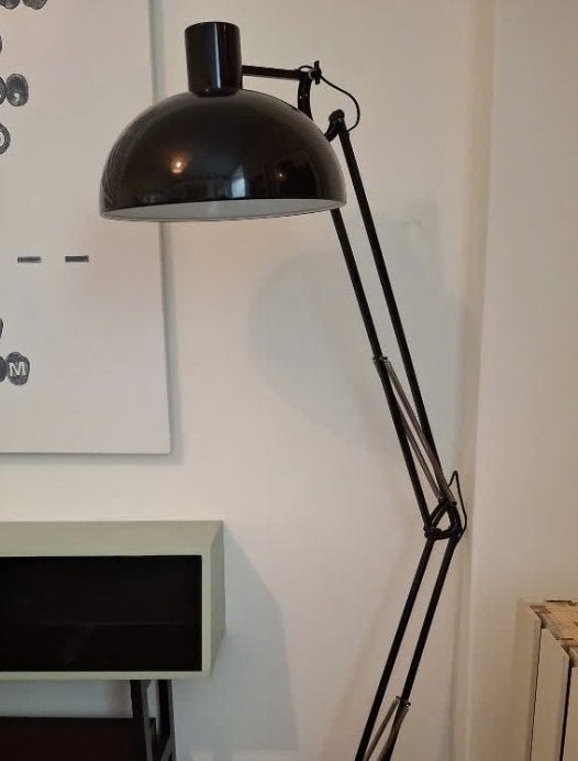 vloerlamp retro industriële design, Ophalen, Zo goed als nieuw, Metaal, 100 tot 150 cm