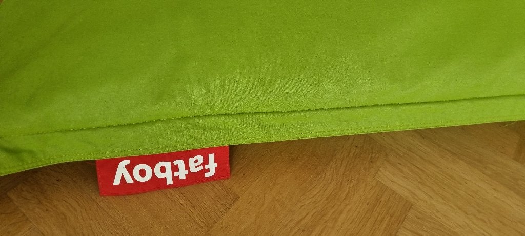 Fatboy Original Outdoor zitzak lime, wasbaar, in mooie staat, Ophalen, Gebruikt, Groen, Zitzak