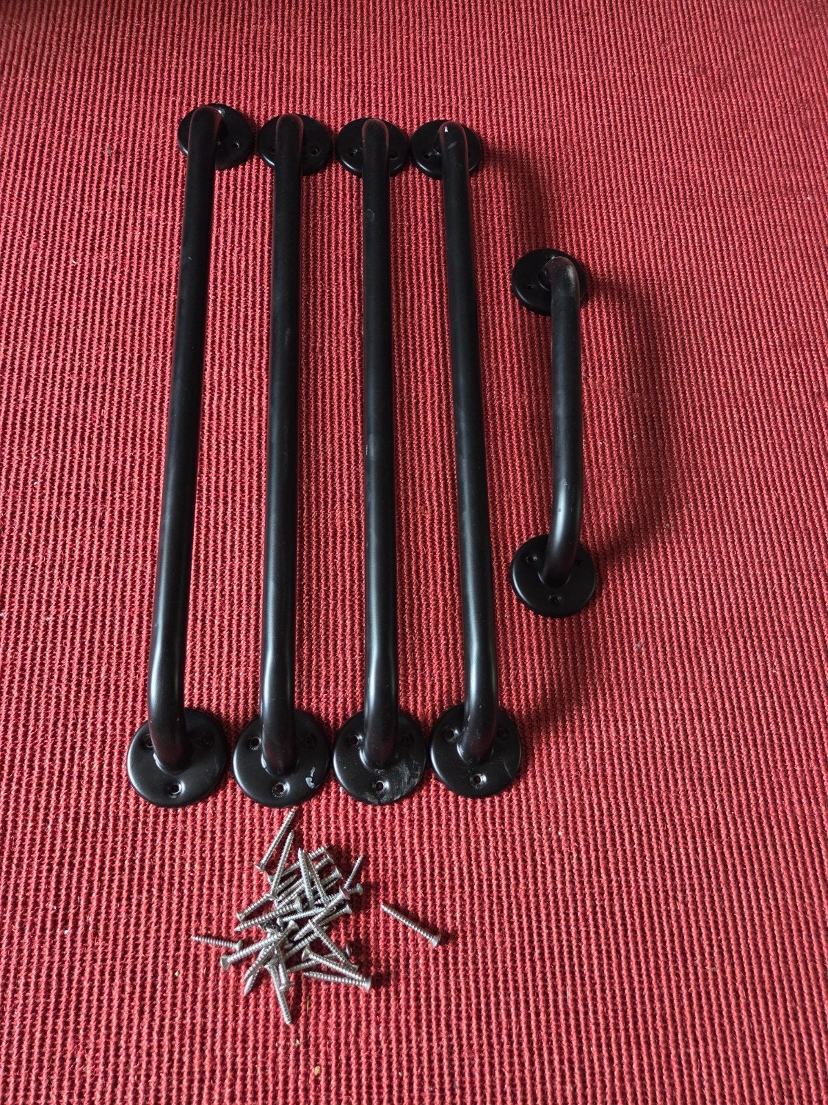 Zwarte Trapleuning Handgreep/wandbeugels/ veiligheids beugel, Doe-het-zelf en Verbouw, Ladders en Trappen, Ophalen of Verzenden