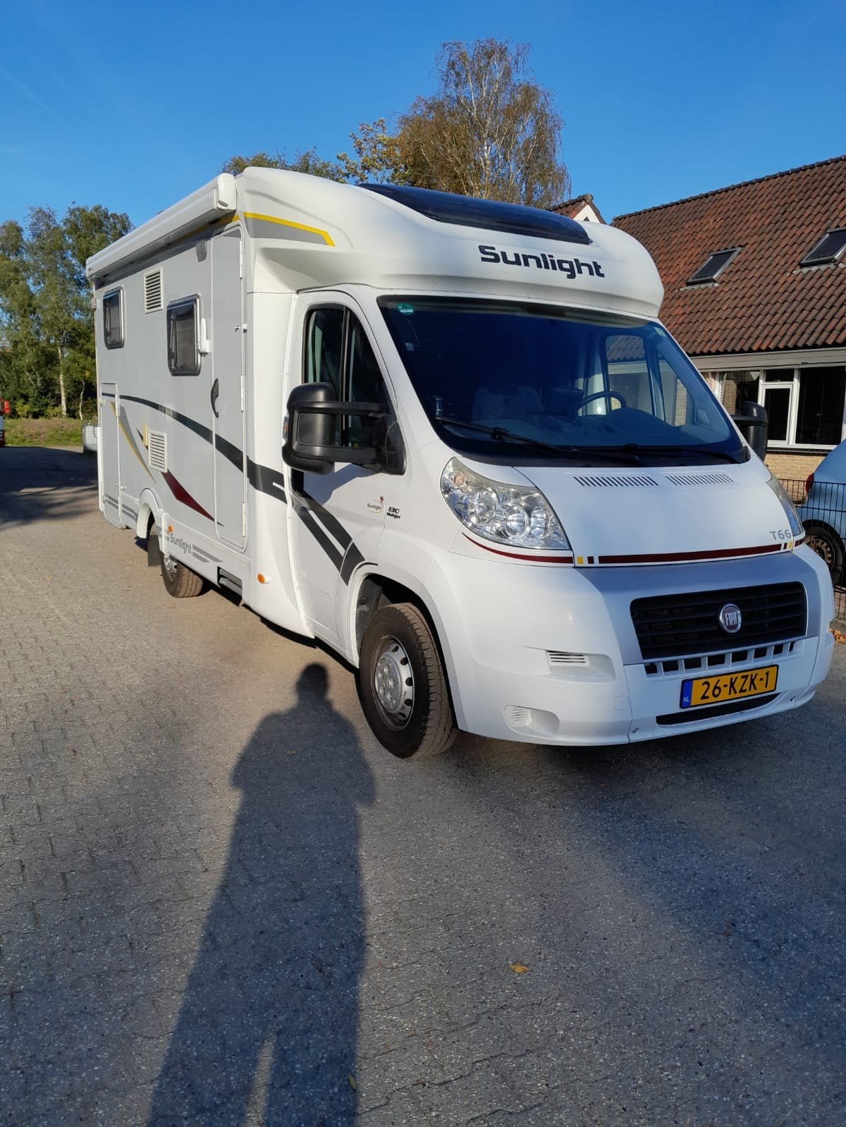 Sunlight T66 Half-integraal Camper, Boiler, Sunlight, Ringverwarming, Fiat