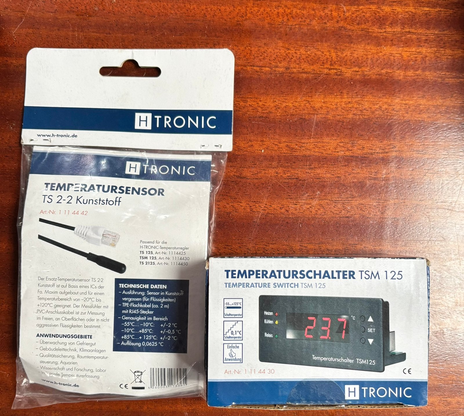H-Tronic TSM 125 Temperatuurschakelaar inclusief Sensor, Ophalen of Verzenden