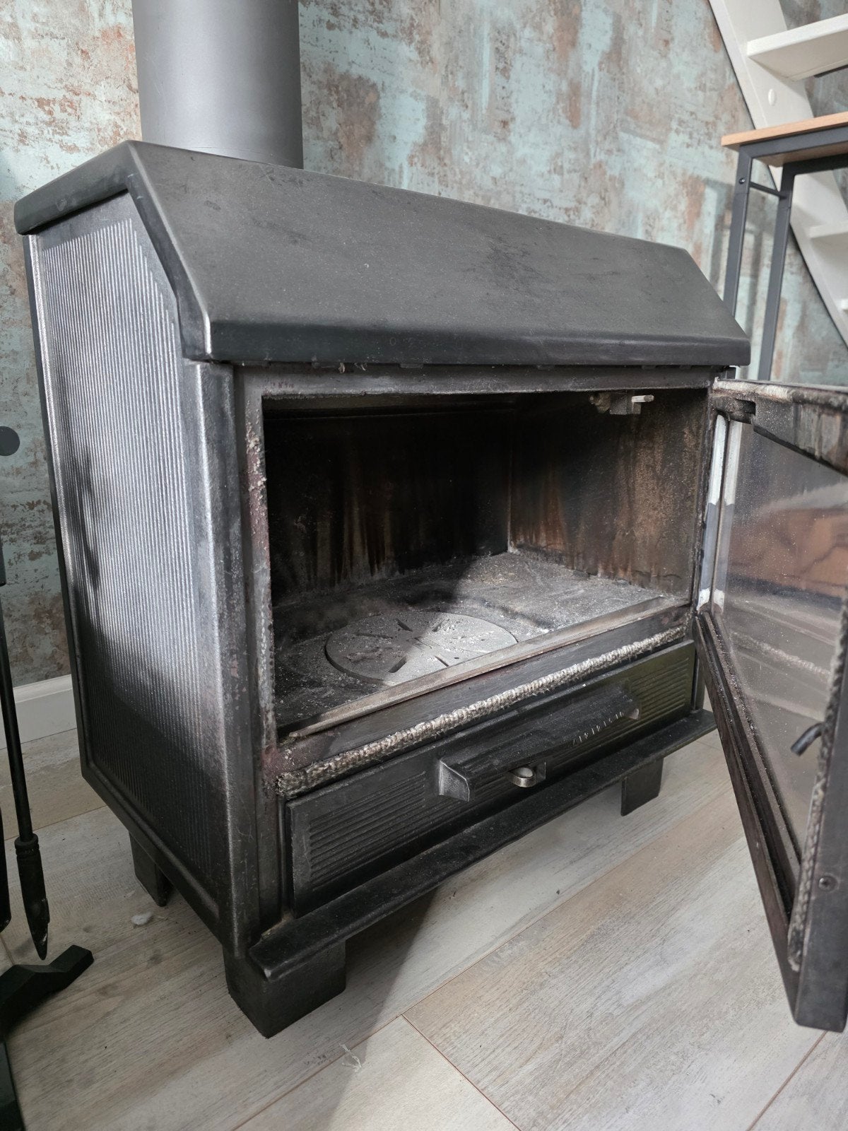 FLAM Houtkachel - Robuust, compleet en direct klaar, Huis en Inrichting, Haarden, Ophalen of Verzenden