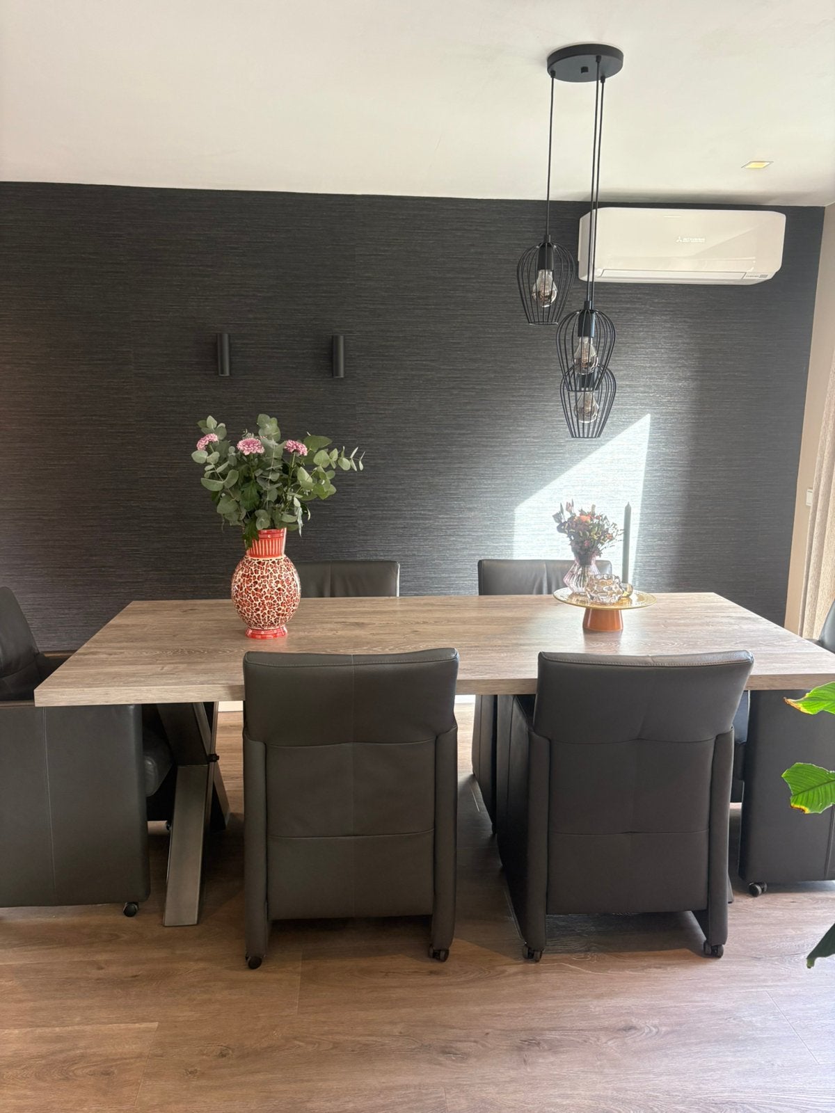 Eettafel 220 cm bij 100 cm., Ophalen, Overige materialen, 100 tot 150 cm, 200 cm of meer