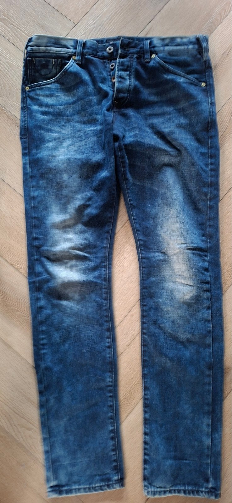 Scotch & Soda Amsterdam Blauw Jeans W34/L34, Kleding | Heren, Blauw, Ophalen of Verzenden, W33 - W34 (confectie 48/50), Gedragen