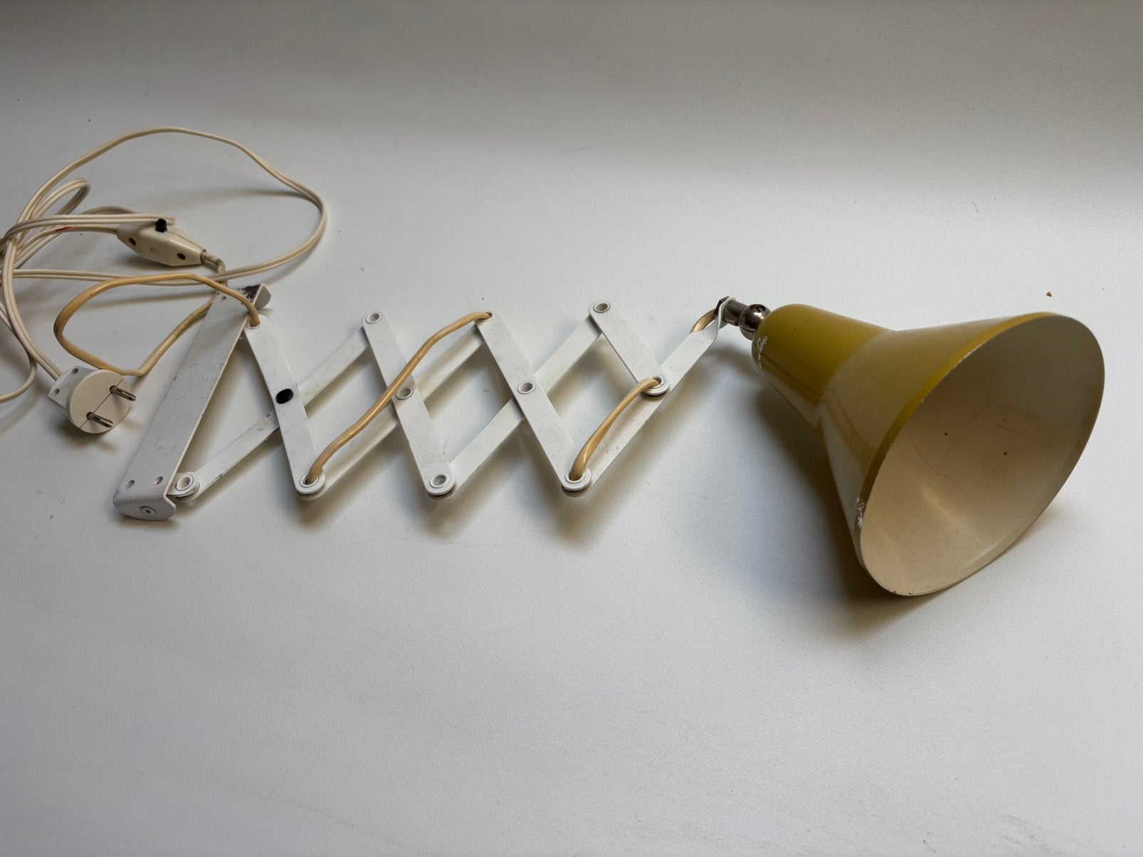 Anvia schaarlamp harmonicalamp wandlamp | J.J.M. Hoogervorst, Ophalen, Anvia, E27 (groot), Metaal