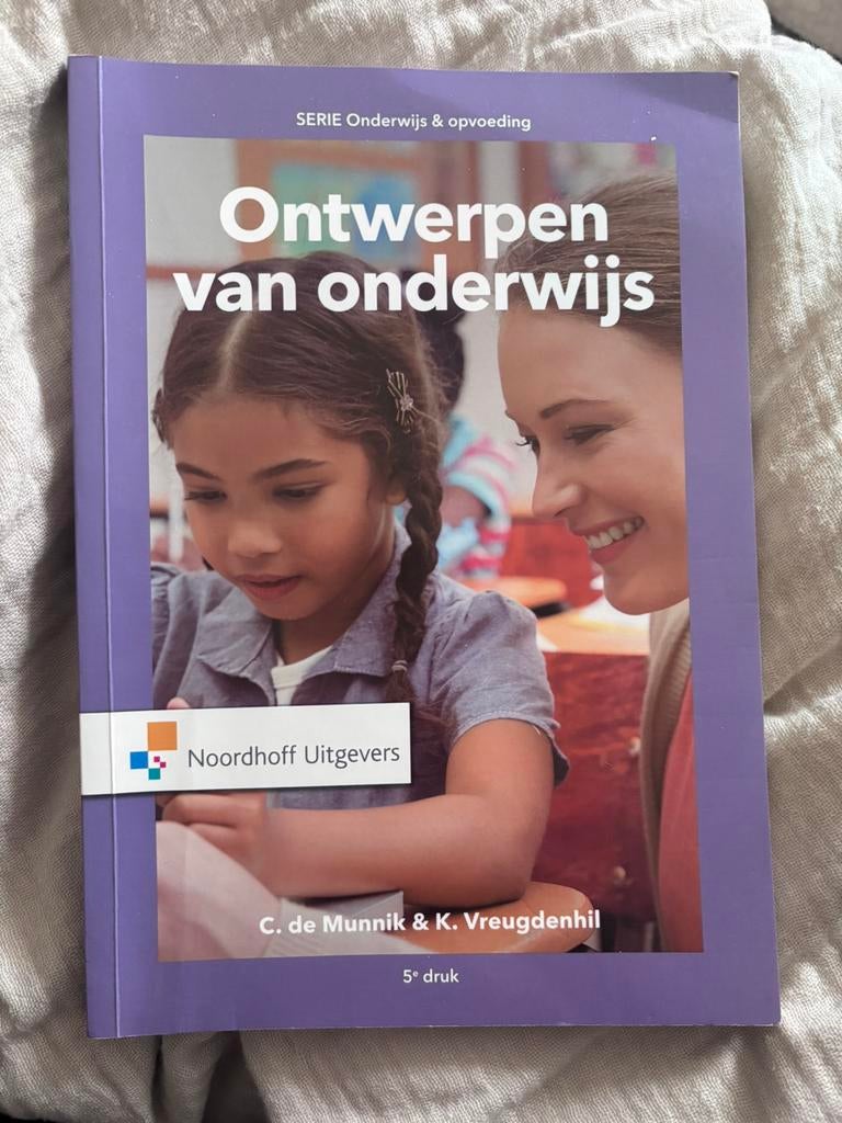 Ontwerpen van onderwijs - boek, Boeken, Ophalen of Verzenden, Gamma, Zo goed als nieuw, HBO