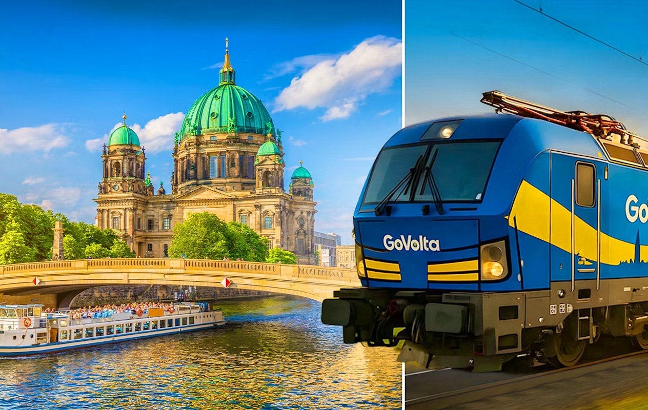 GoVolta treinticket naar Berlijn (vanaf Amsterdam Centraal), Tickets en Kaartjes, Eén persoon, Trein, Met bestemming of datum