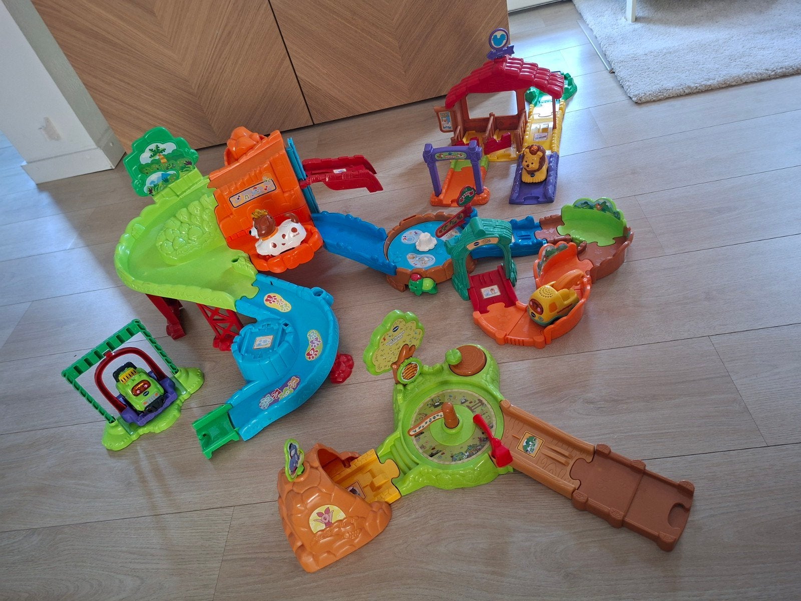 VTech Zoef Zoef/ Toet Toet speelset, Ophalen, Gebruikt, Auto, Met licht