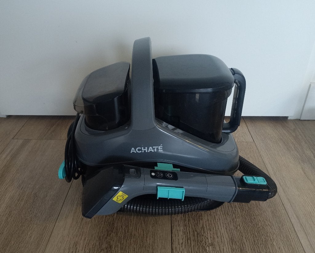 Achate stoomreiniger tapijtreiniger te huur vlekken reiniger, Ophalen, Zo goed als nieuw, Stoomreiniger