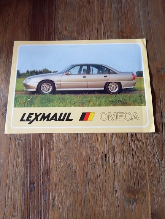 Lexmaul Opel Omega + Prijzen 4 pag., Verzenden, Zo goed als nieuw, Opel