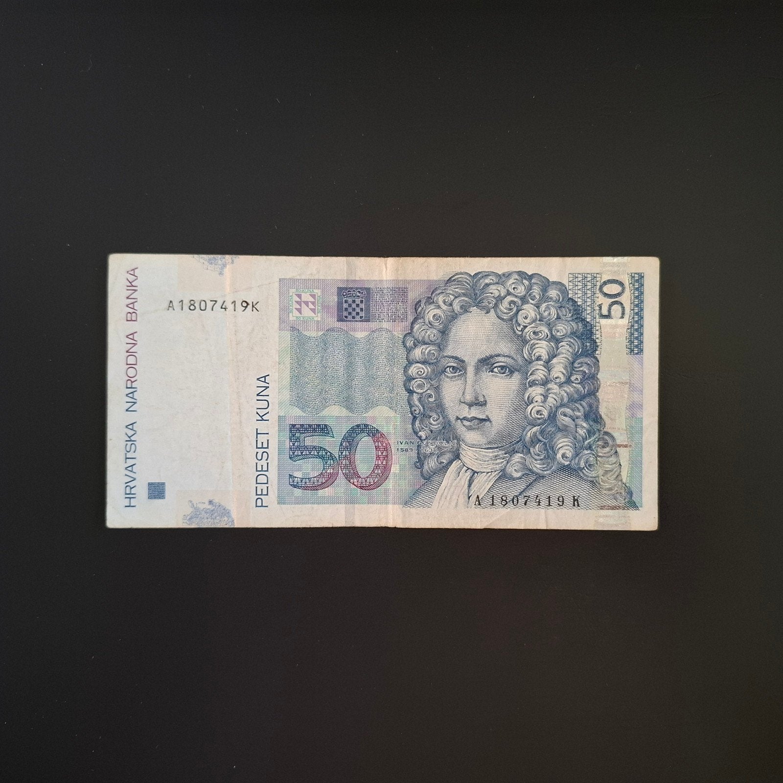 50 kuna Kroatië #052, Postzegels en Munten, Bankbiljetten | Europa | Niet-Eurobiljetten, Verzenden, Overige landen, Los biljet