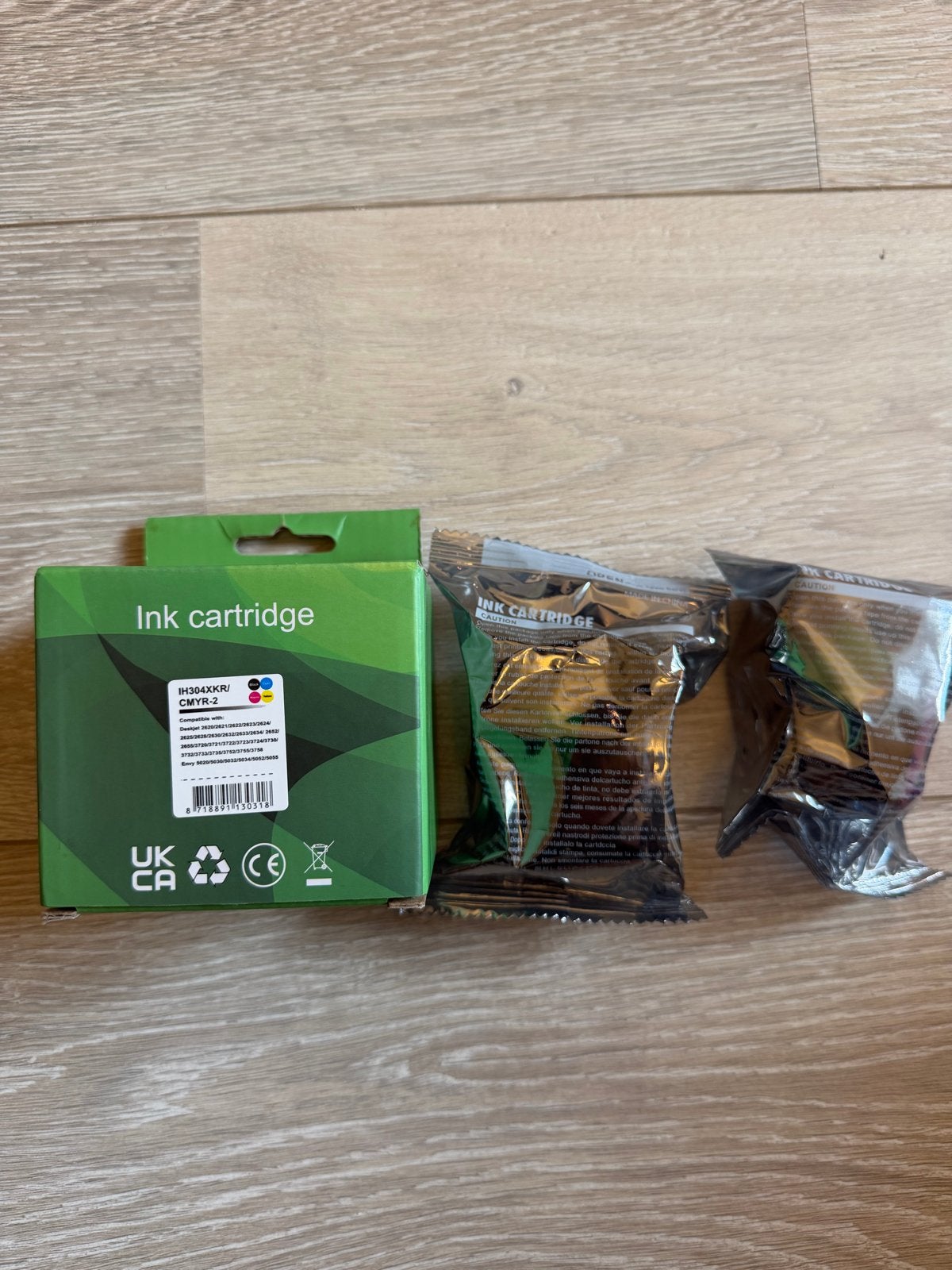 Inktcartridges IH304X CMYR-2 en IH304XKR Zwart, Ophalen of Verzenden, Nieuw, Cartridge