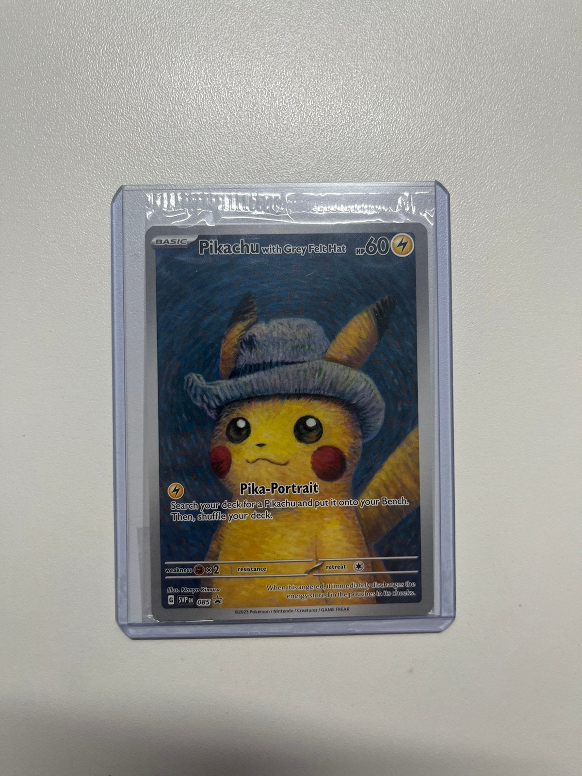 Pikachu van Gogh promo kaart Sealed, Verzamelen, Speelkaarten, Jokers en Kwartetten, Nieuw, Speelkaart(en), Ophalen of Verzenden