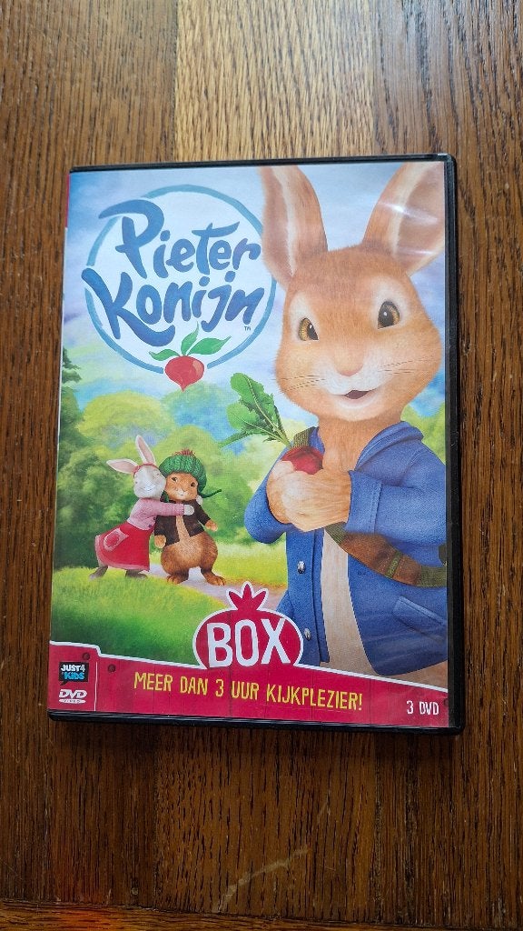 DVD Pieter Konijn, Cd's en Dvd's, Alle leeftijden, Ophalen of Verzenden, Zo goed als nieuw, Europees