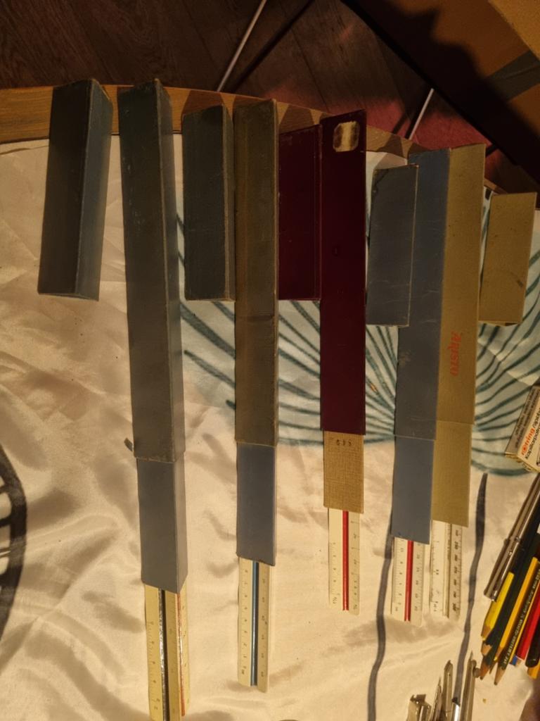 Vintage linialen, Ophalen, Minder dan 130 cm