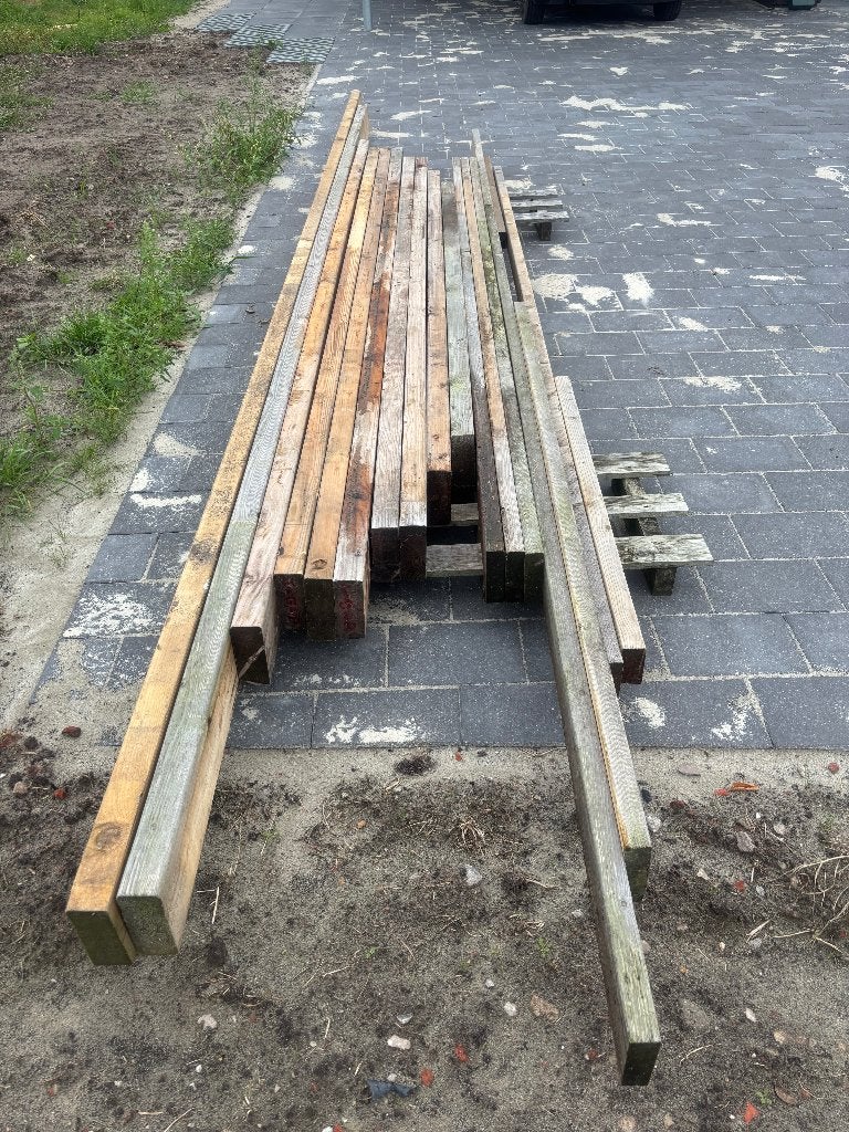 Houten balken - vuren, Ophalen, Gebruikt, Balk, Vuren