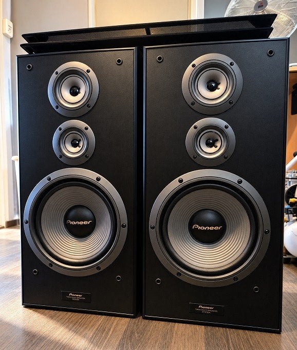 Pioneer CS-7070 luidspreker boxen, Audio, Tv en Foto, 150 watt of meer, Vloerstaande luidspreker, Ophalen of Verzenden, Zo goed als nieuw