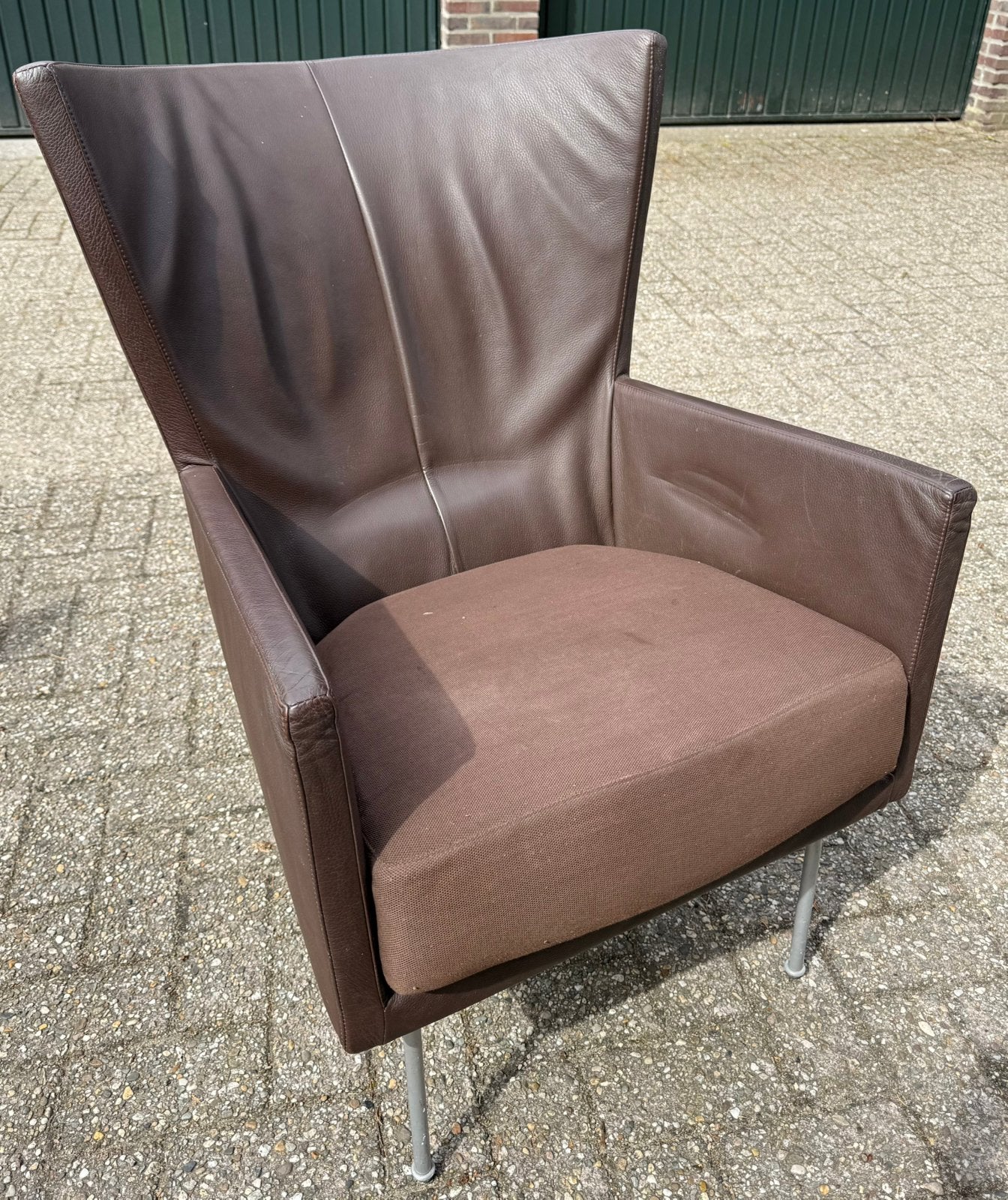 Montis Windy fauteuil, Ophalen, Gebruikt, 50 tot 75 cm, Leer
