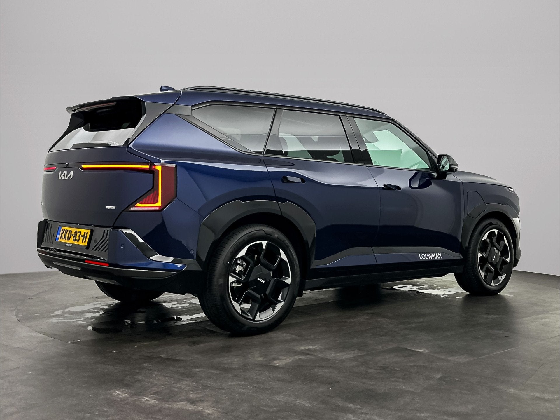 Kia EV5 GT-PlusLine 81.4 kWh beschikbaar per 10-02-2027 | de, Auto's, Blauw, Kia Top Selectie, 505 km, Lichtsensor